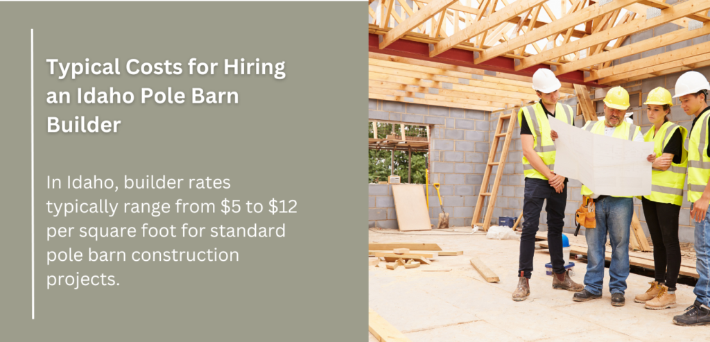 Typical costs for hiring a pole barn builder in Indianapolis range from $5 to $12 per square foot, varying by project specifics.