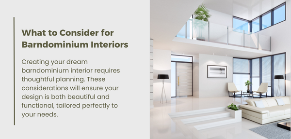 What to Consider for Barndominium Interiors 